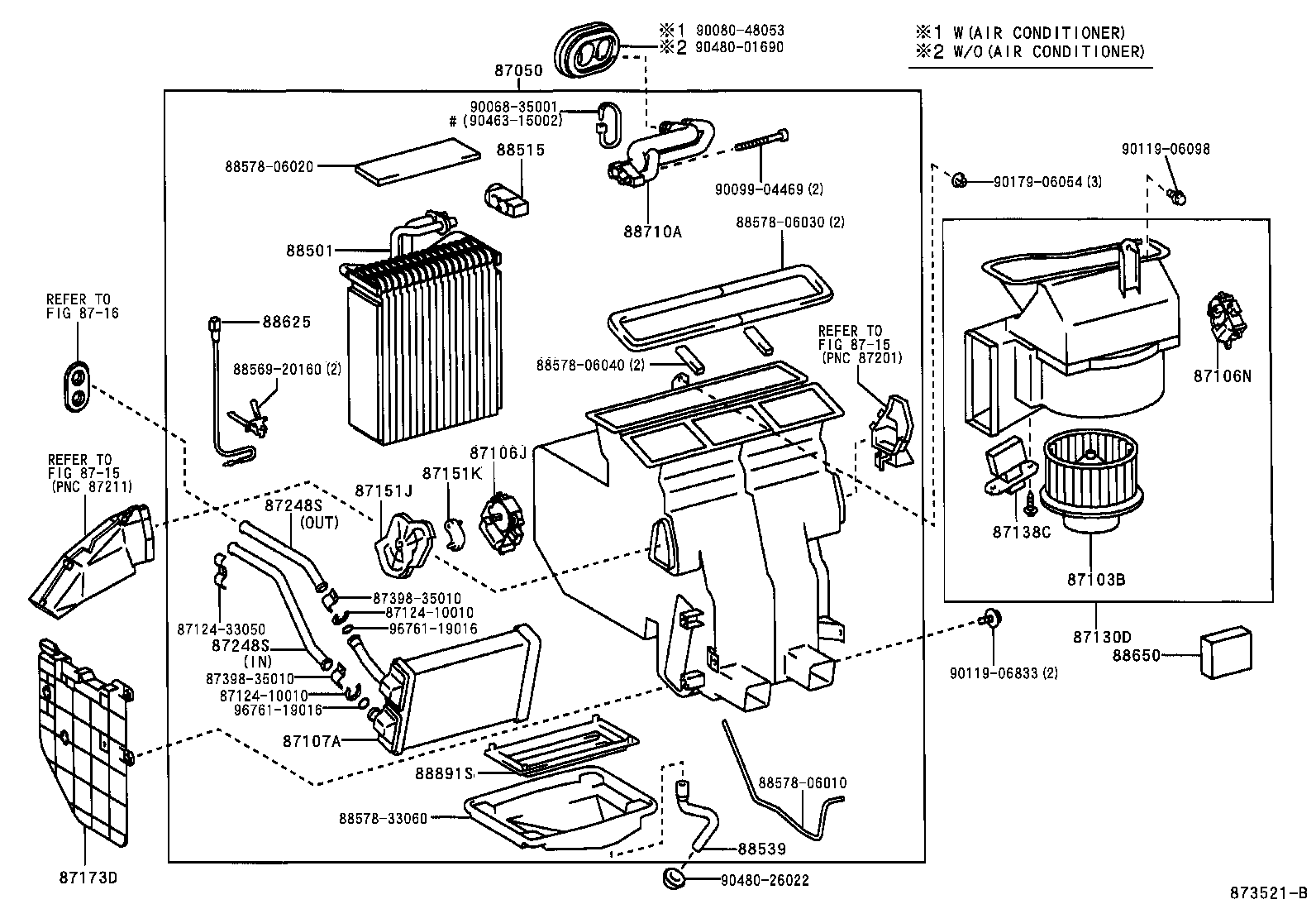 TOYOTA 8851506020 - Izplešanās vārsts, Gaisa kond. sistēma onlydrive.pro