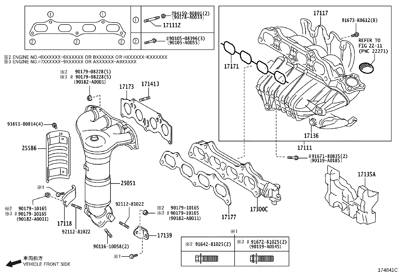 TOYOTA 17173-0H020 - Gasket, exhaust manifold onlydrive.pro