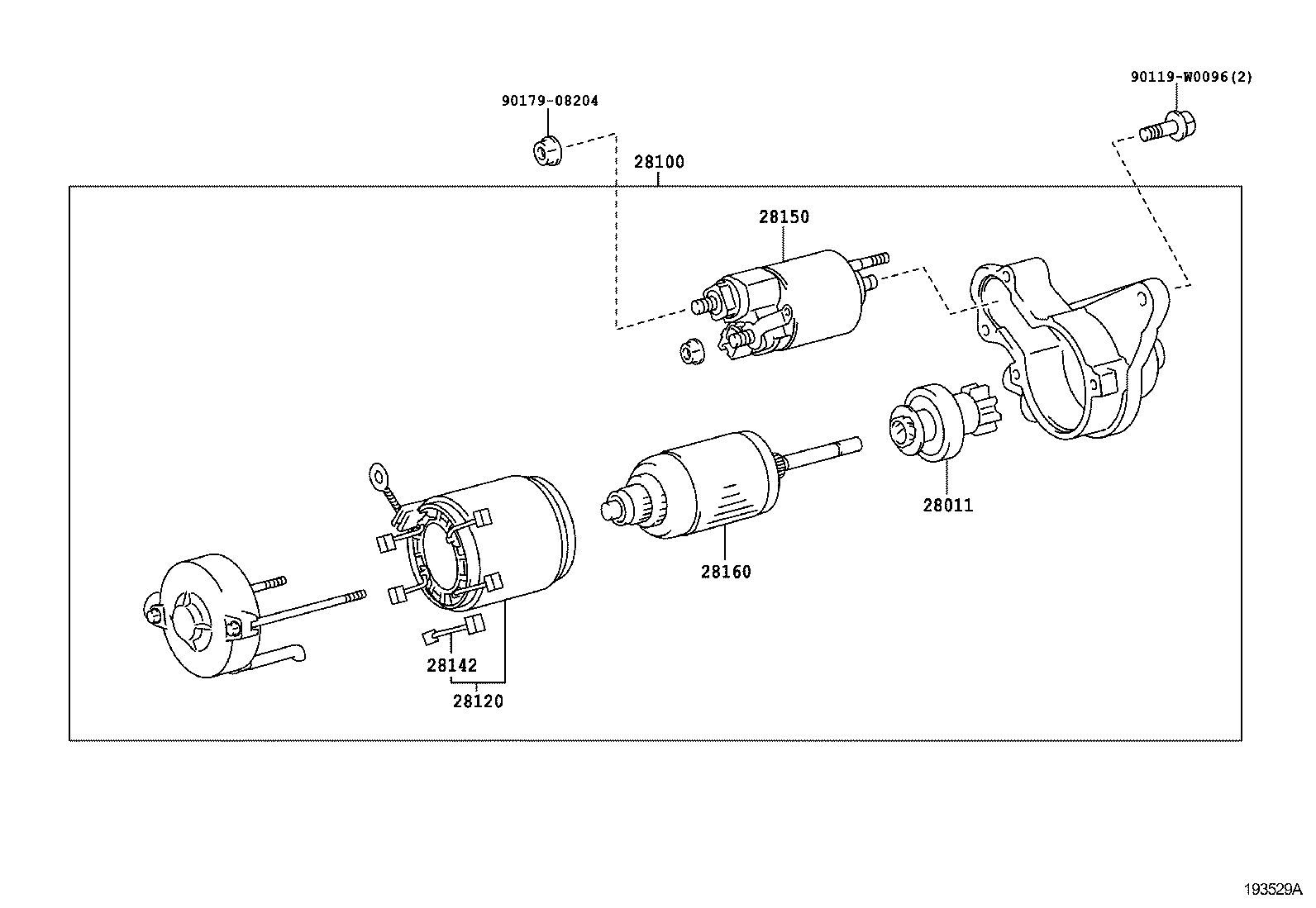 TOYOTA 281000Q050 - Starter onlydrive.pro