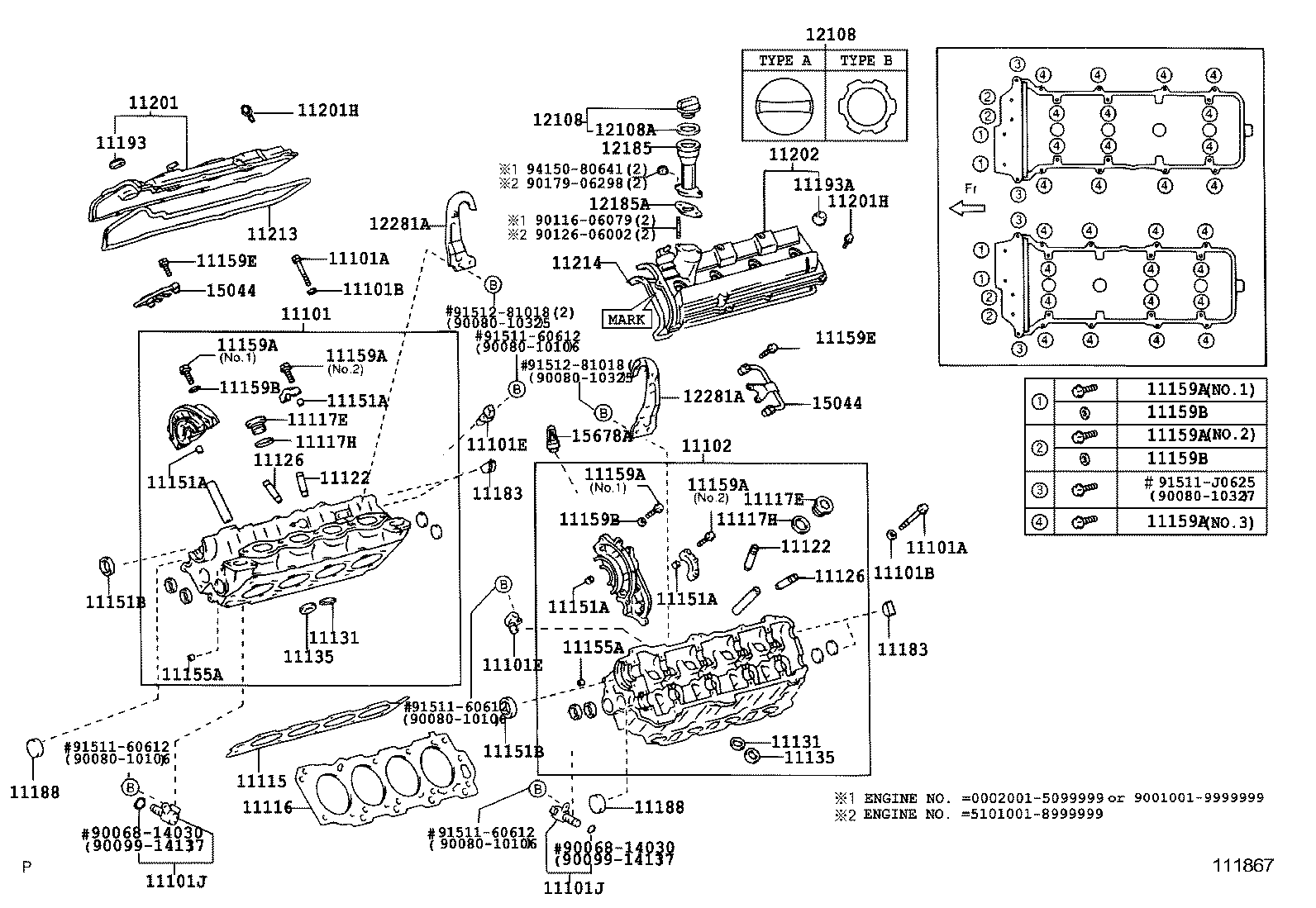 TOYOTA 11214-0F010 - Tihend, klapikaan onlydrive.pro