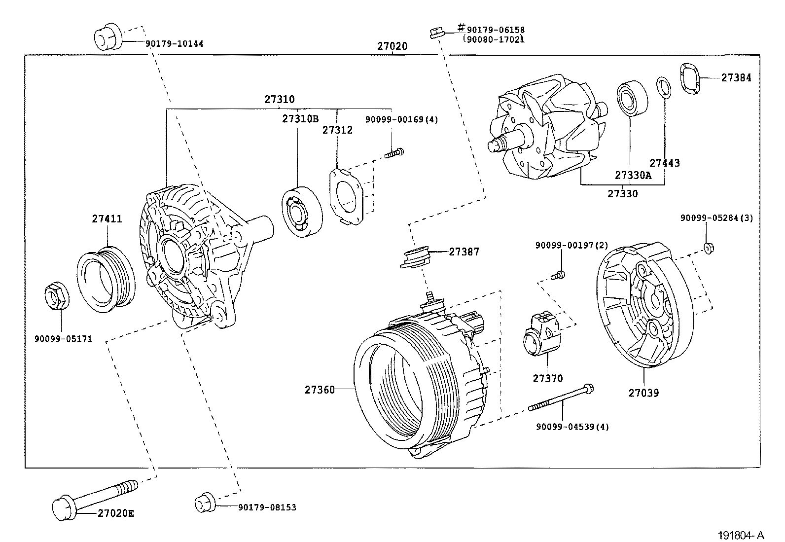 TOYOTA 273700F060 - Hiilipidike onlydrive.pro