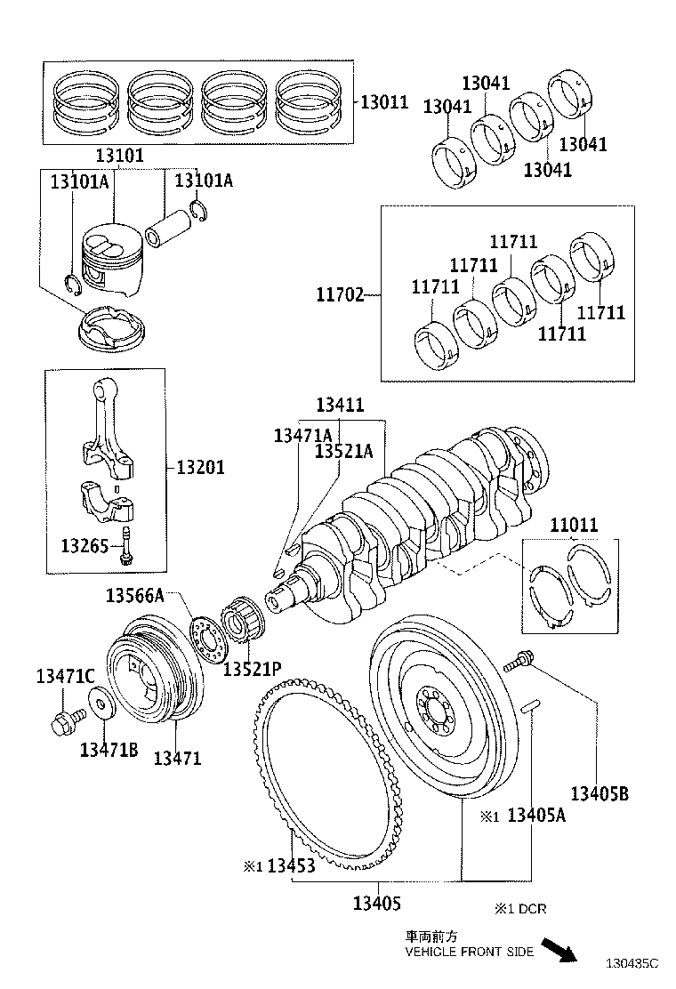 TOYOTA 13405-27010 - Flywheel onlydrive.pro