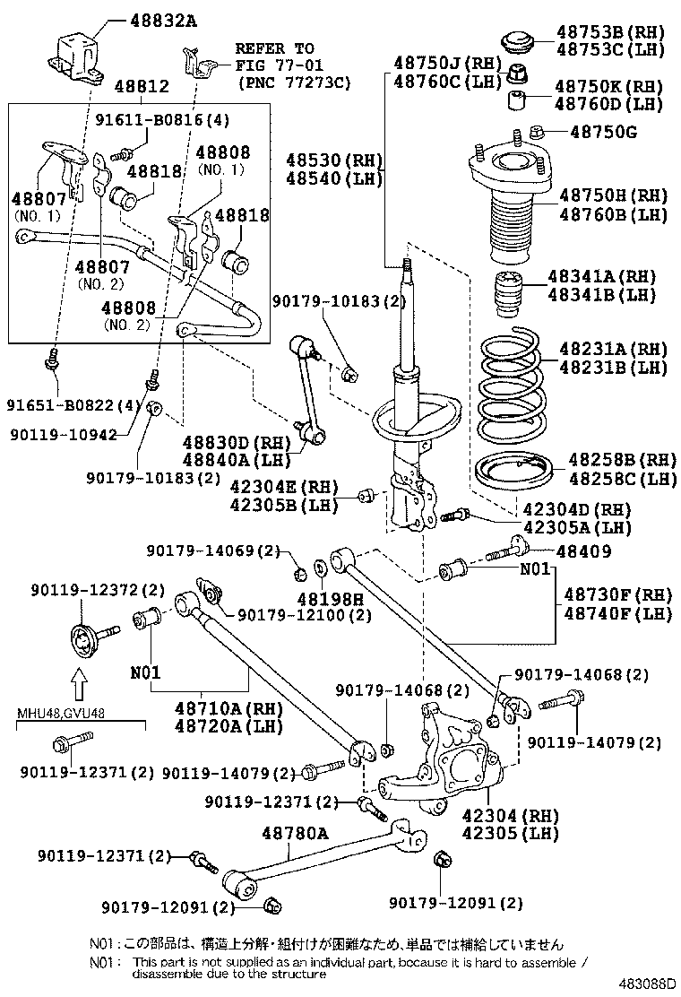 TOYOTA 91651-B0822 - Screw onlydrive.pro