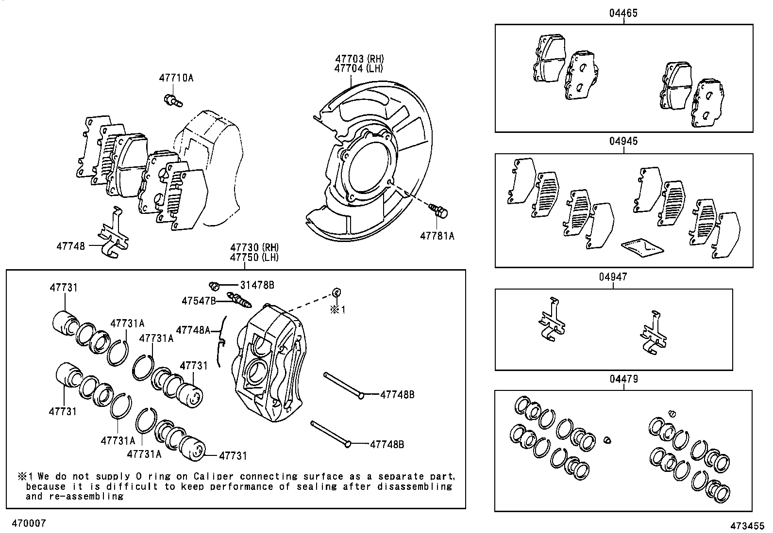 TOYOTA 9046812015 - Accessory Kit for disc brake Pads onlydrive.pro