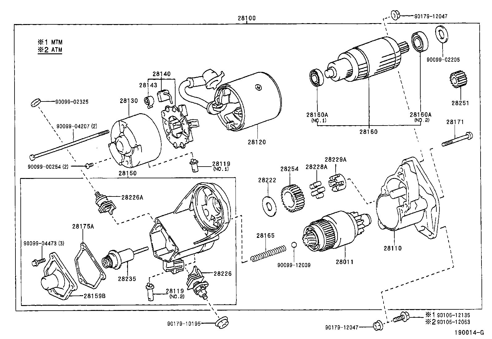 TOYOTA 28100-67070 - Starter onlydrive.pro