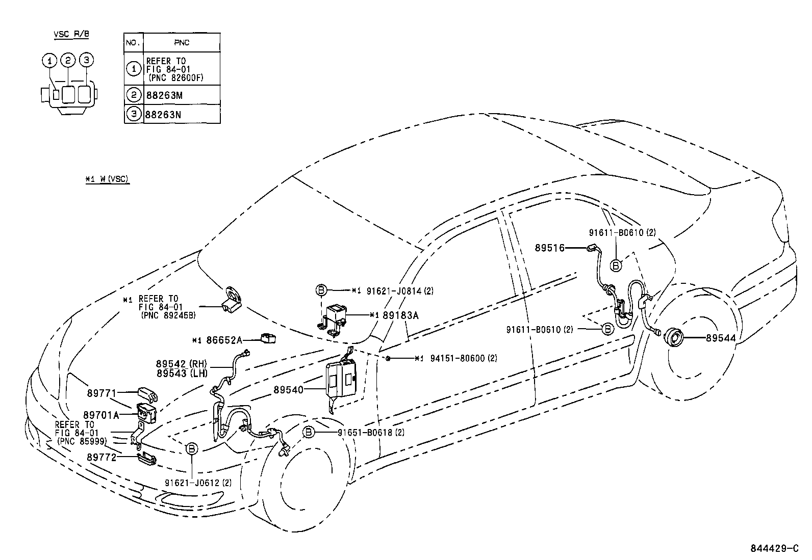 TOYOTA 89542-33070 - Sensor, wheel speed onlydrive.pro