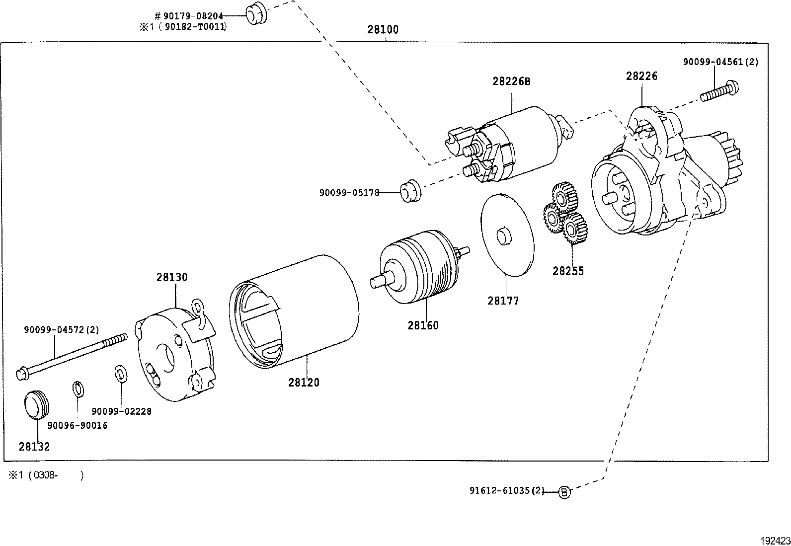 TOYOTA 2810028041 - Starter onlydrive.pro