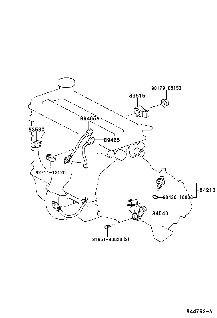 TOYOTA 89465-0D030 - Oxygen, Lambda Sensor onlydrive.pro