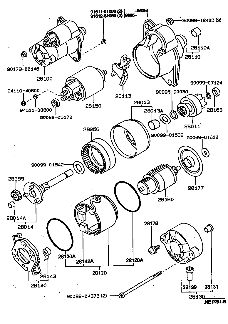 TOYOTA 28120-26071 - Field Winding, starter onlydrive.pro