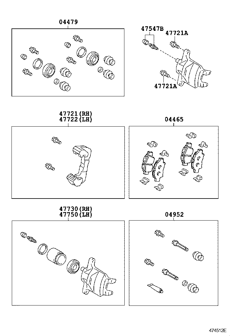 TOYOTA 04465-0H020 - Brake Pad Set, disc brake onlydrive.pro