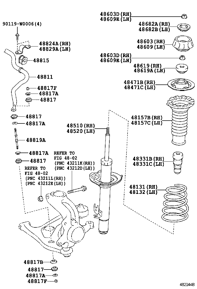 TOYOTA 48520-0H010 - Iskunvaimennin onlydrive.pro