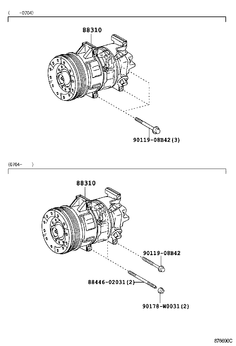 TOYOTA 88310-0F010 - Kompressor,kliimaseade onlydrive.pro