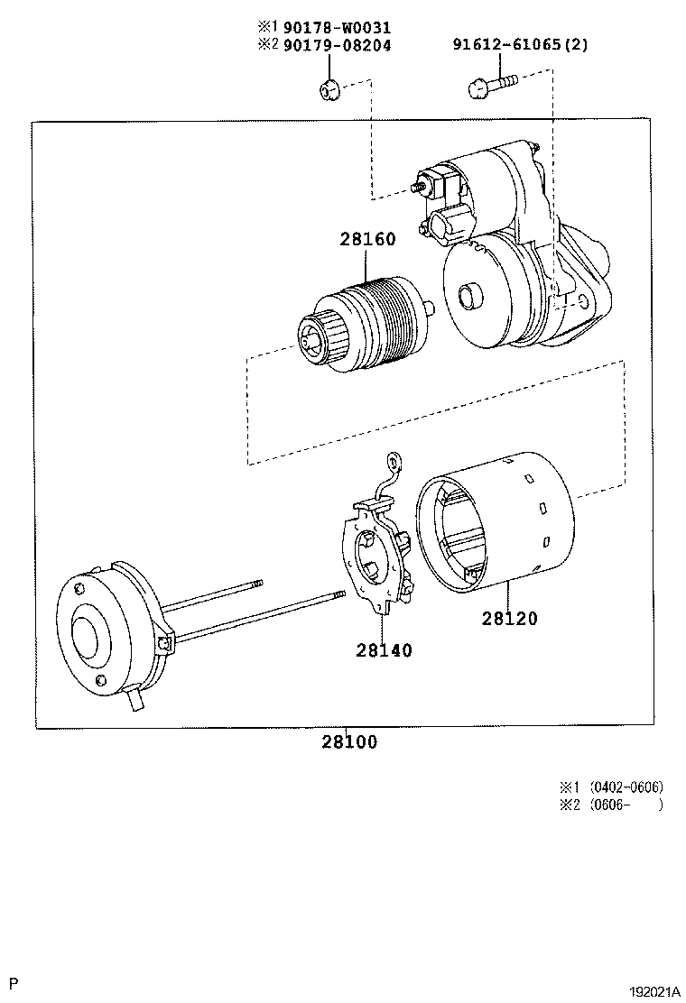 TOYOTA 28100-0D090 - Starter onlydrive.pro