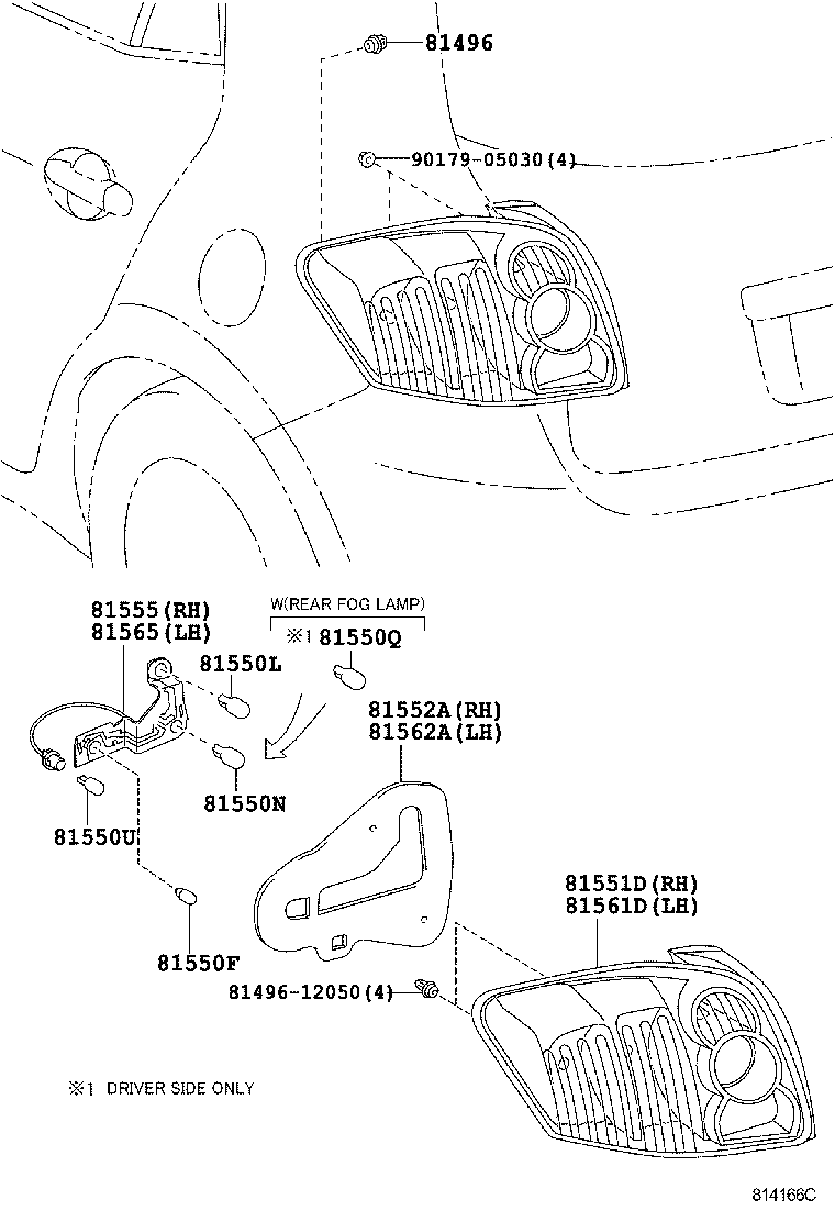 TOYOTA 90981-WC006 - Bulb, fog / taillight onlydrive.pro