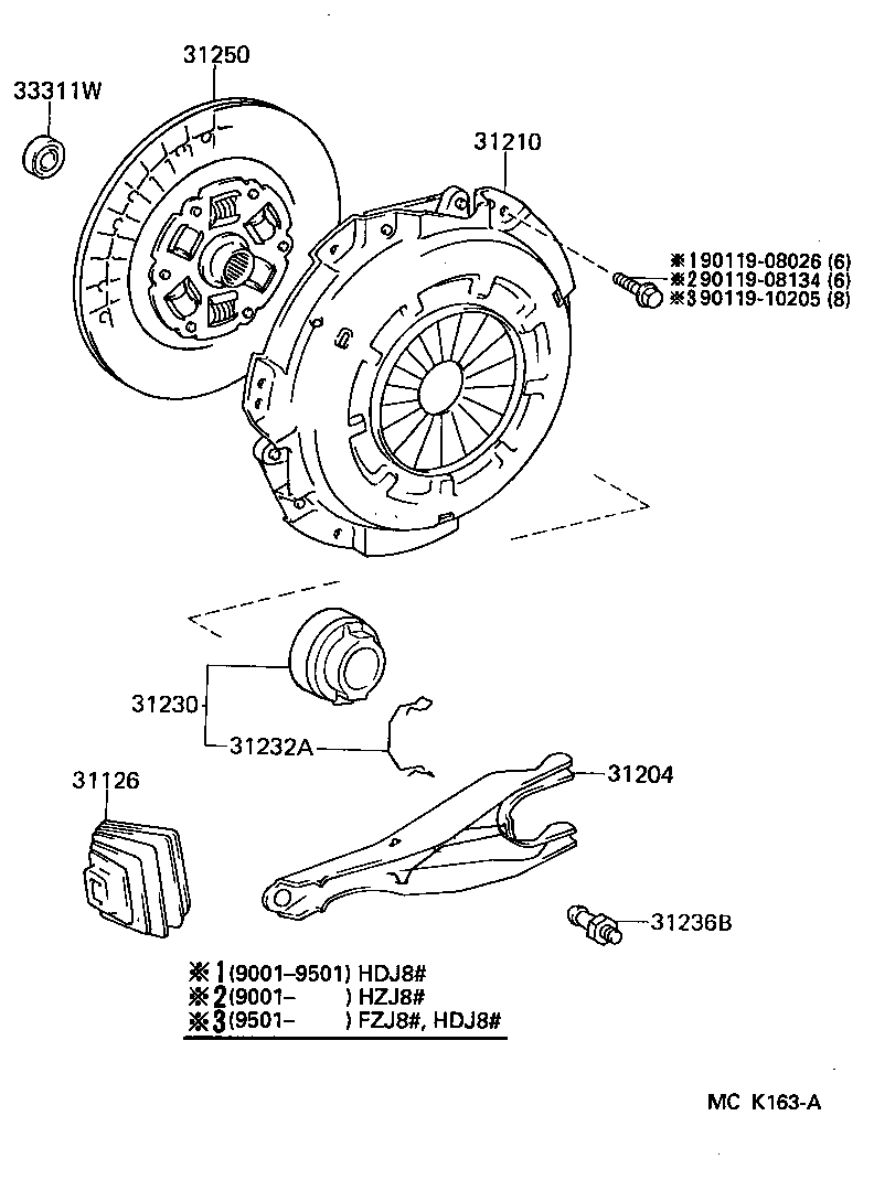 TOYOTA 31210-36160 - Clutch Pressure Plate onlydrive.pro