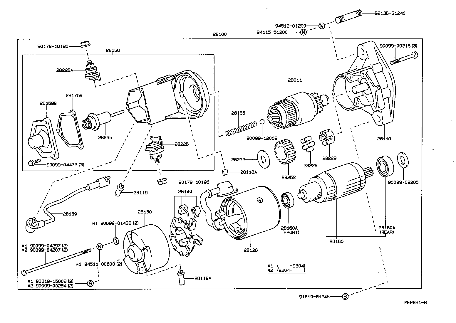 TOYOTA 28100-17030 - Starter onlydrive.pro