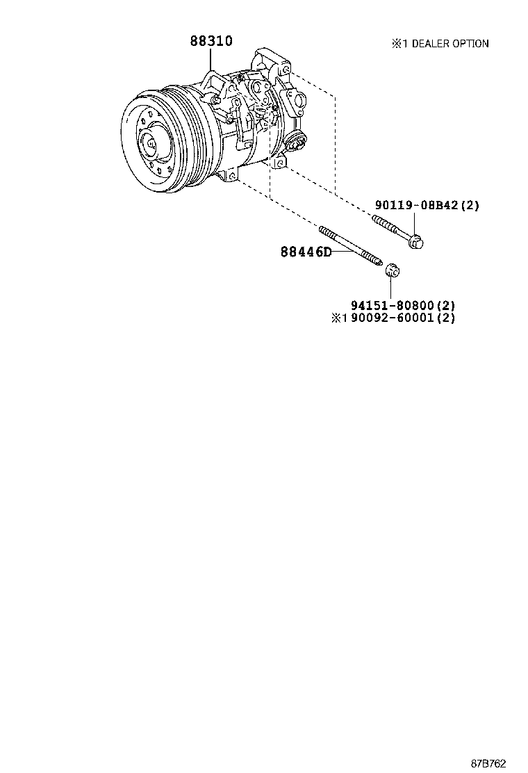 TOYOTA 88310-1A820 - Kompressori, ilmastointilaite onlydrive.pro