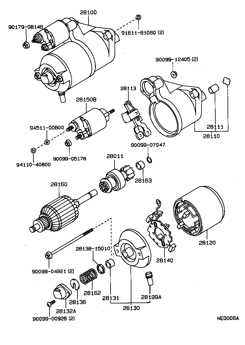 TOYOTA 28150-34080 - Solenoid Switch, starter onlydrive.pro