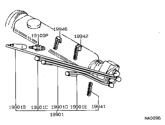 TOYOTA 90919-01064 - Ignition coil & spark plug: 04 pcs. onlydrive.pro