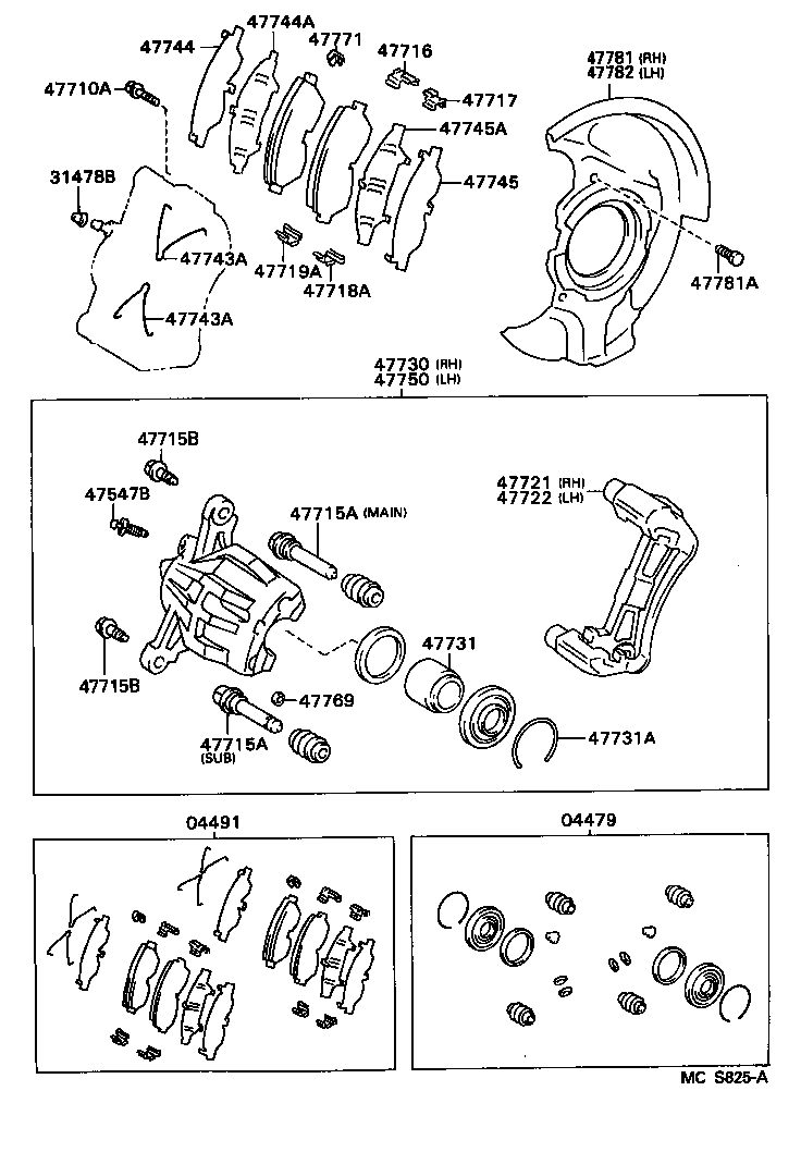 TOYOTA 4775006020 - Brake Caliper onlydrive.pro