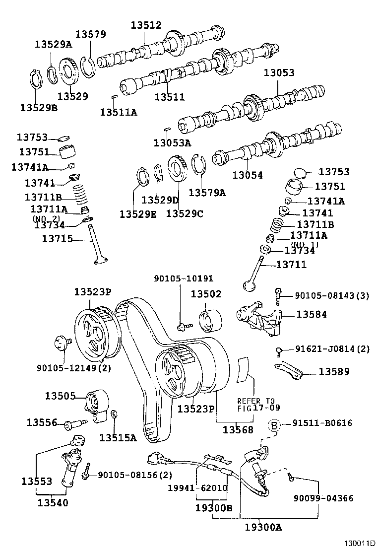 TOYOTA 9091302095 - Tarpiklis, vožtuvo šerdis onlydrive.pro