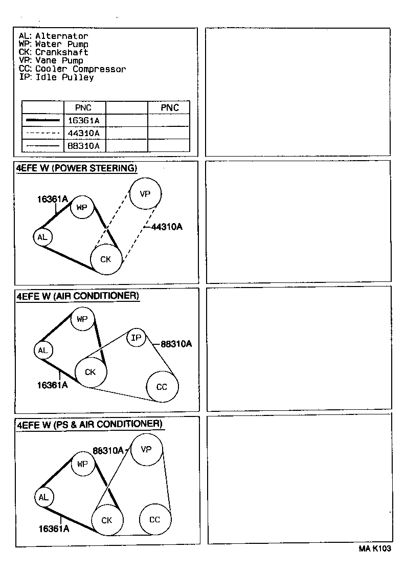 TOYOTA 99364 21090 - V formos rumbuoti diržai onlydrive.pro