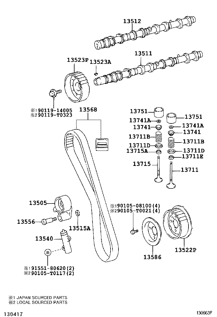 TOYOTA 13568-39015 - Zobsiksna onlydrive.pro