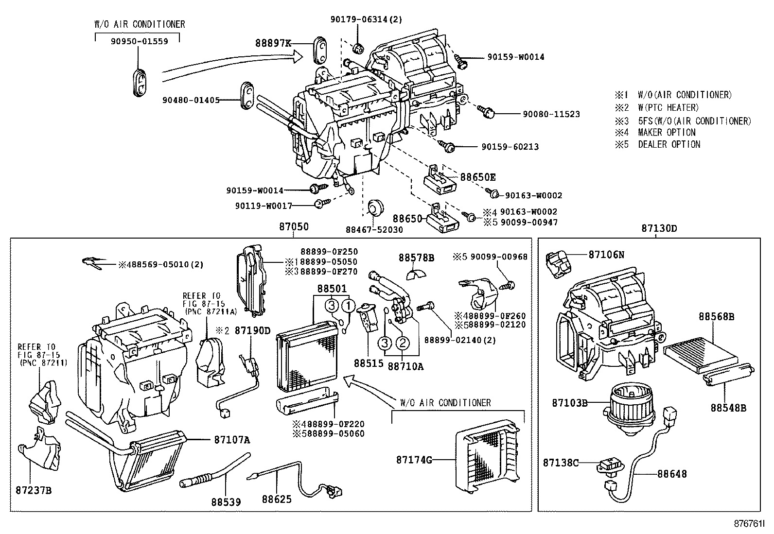 TOYOTA 8710302080 - Interior Blower onlydrive.pro