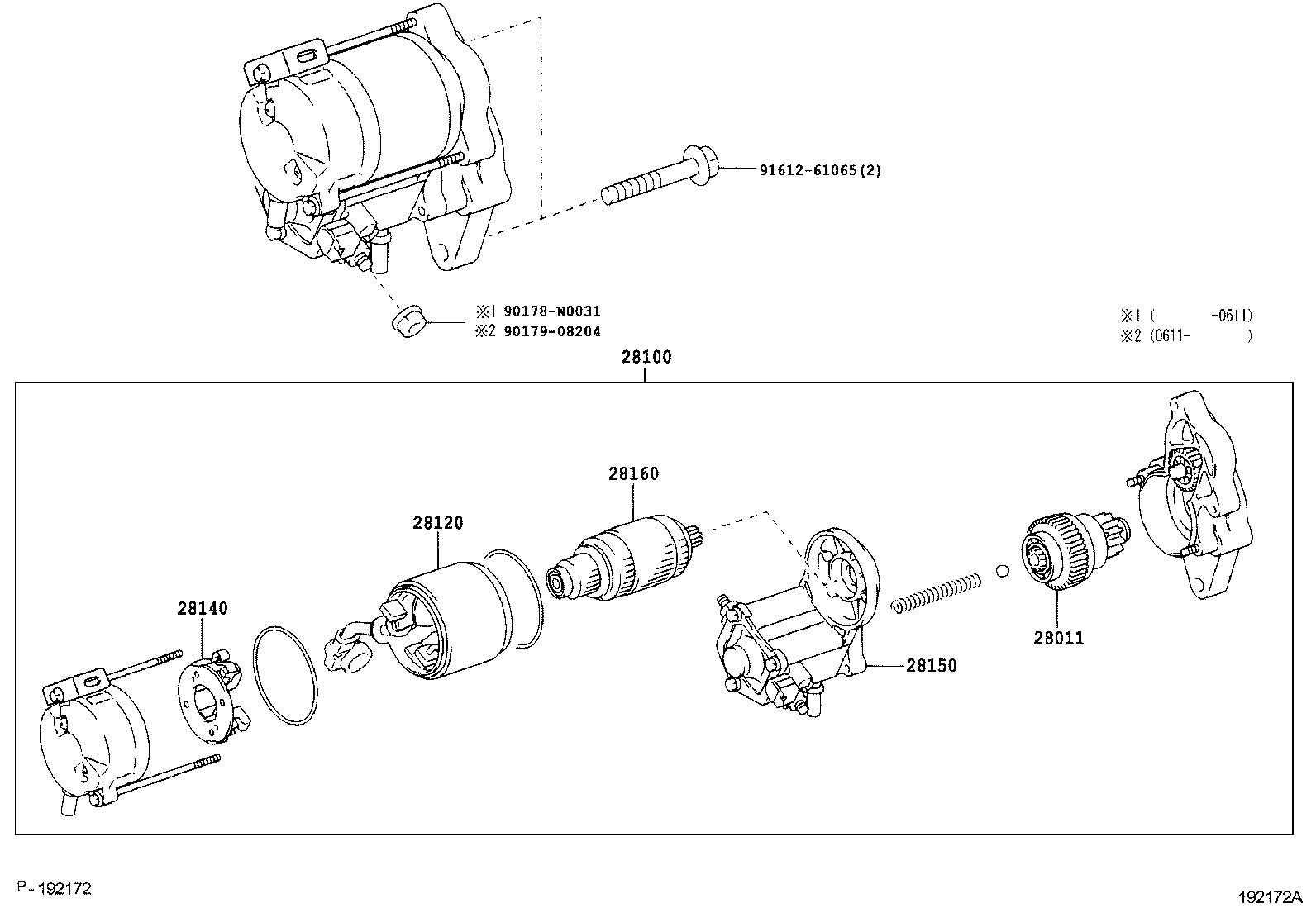 TOYOTA 28100-33070 - Starter onlydrive.pro