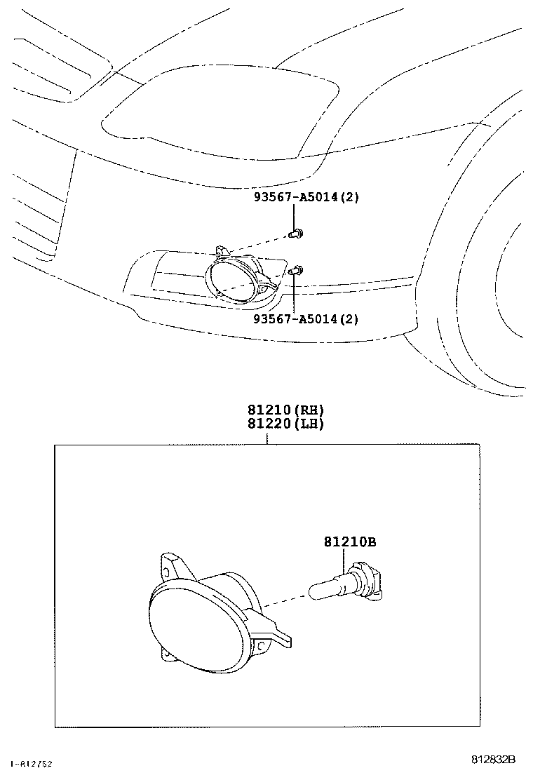 TOYOTA 90981-WD011 - Lemputė, rūko žibintas onlydrive.pro