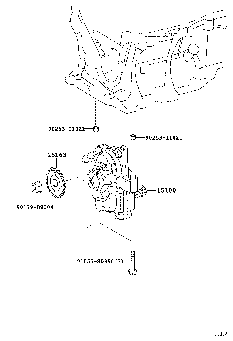 TOYOTA 15100-37020 - Oil Pump onlydrive.pro