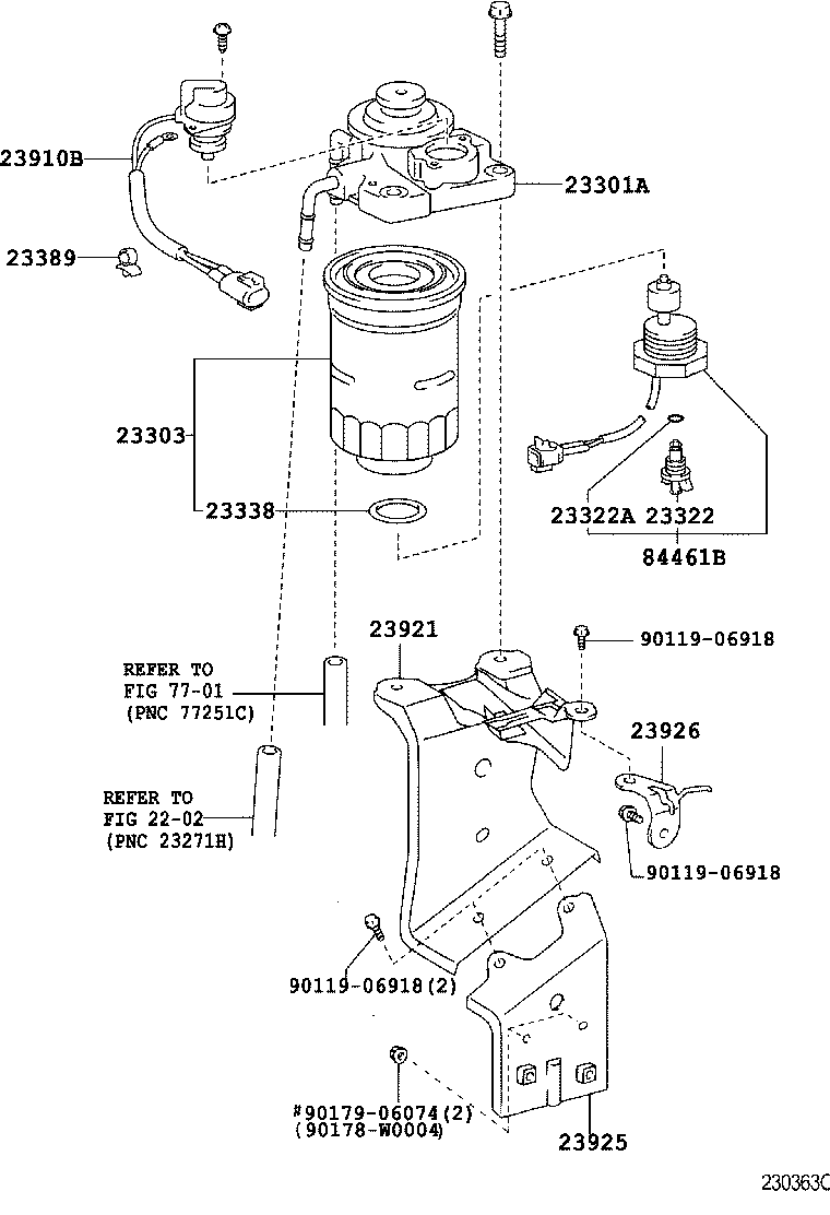 Opel 23390-30180 - Fuel filter onlydrive.pro