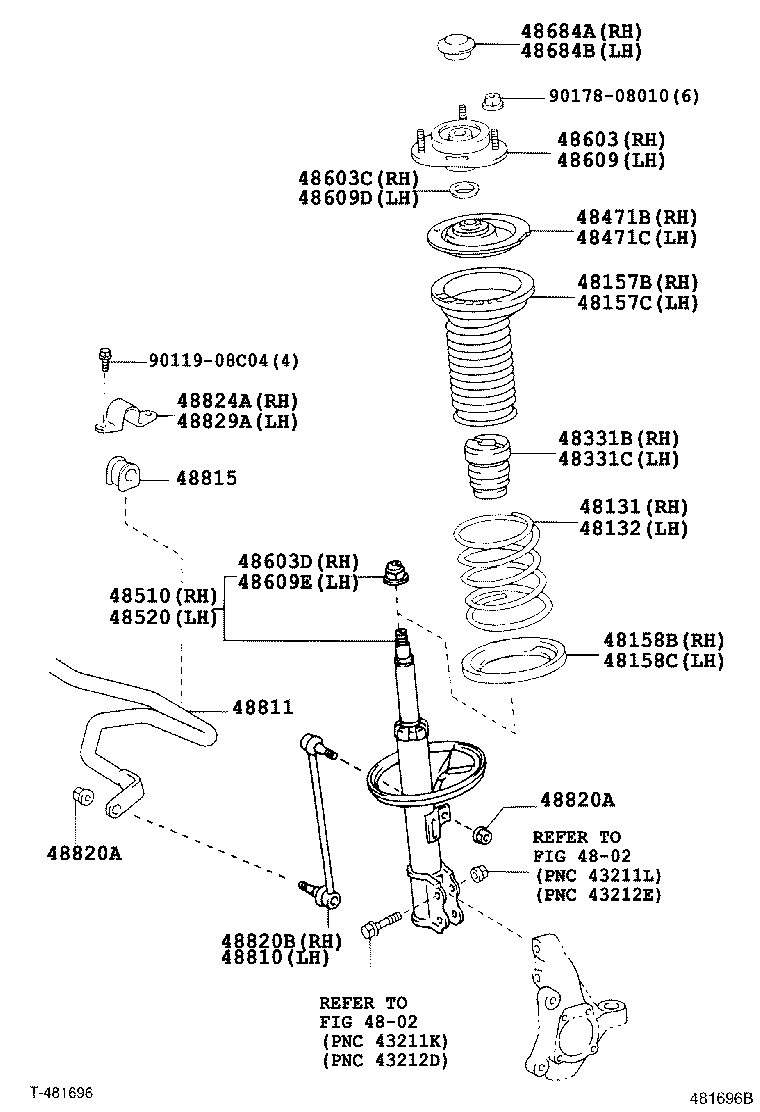 TOYOTA 48820-47010 - Stabilisaator,Stabilisaator onlydrive.pro