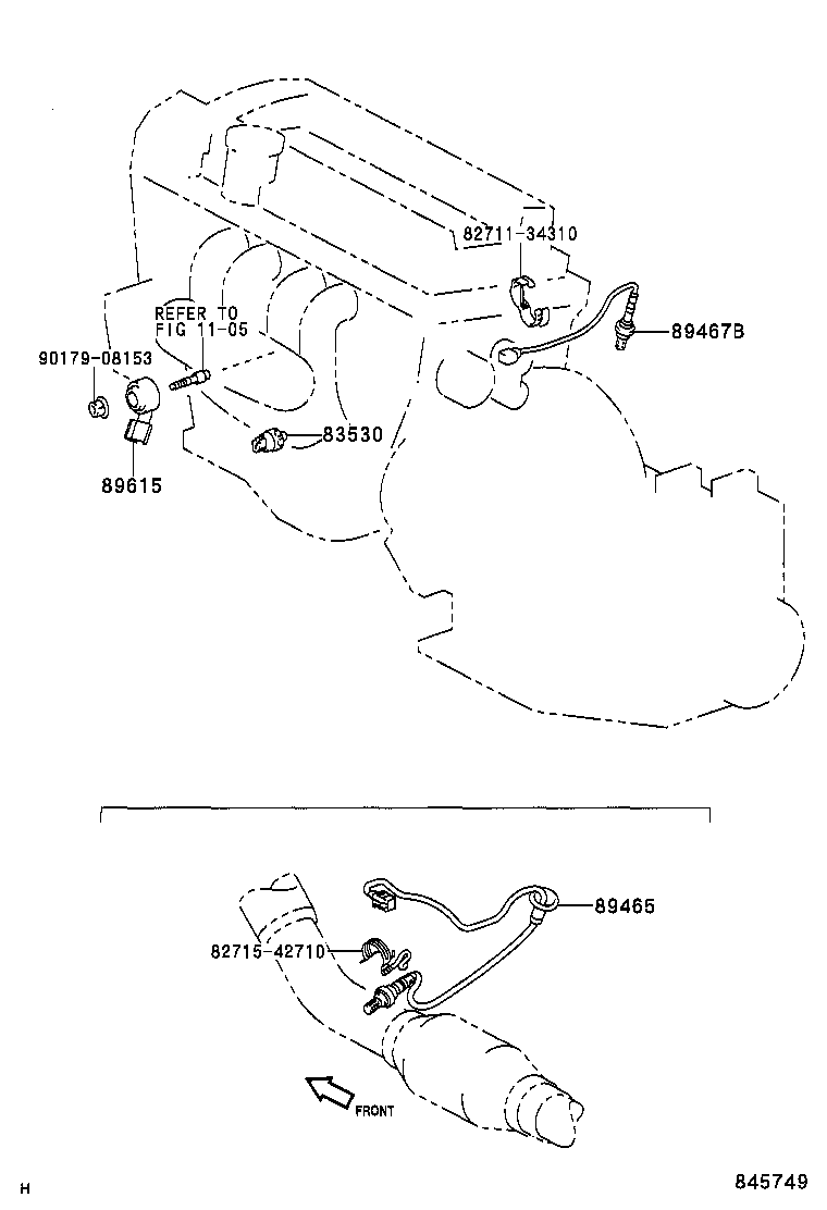 TOYOTA 89465 47070 - Oxygen, Lambda Sensor onlydrive.pro