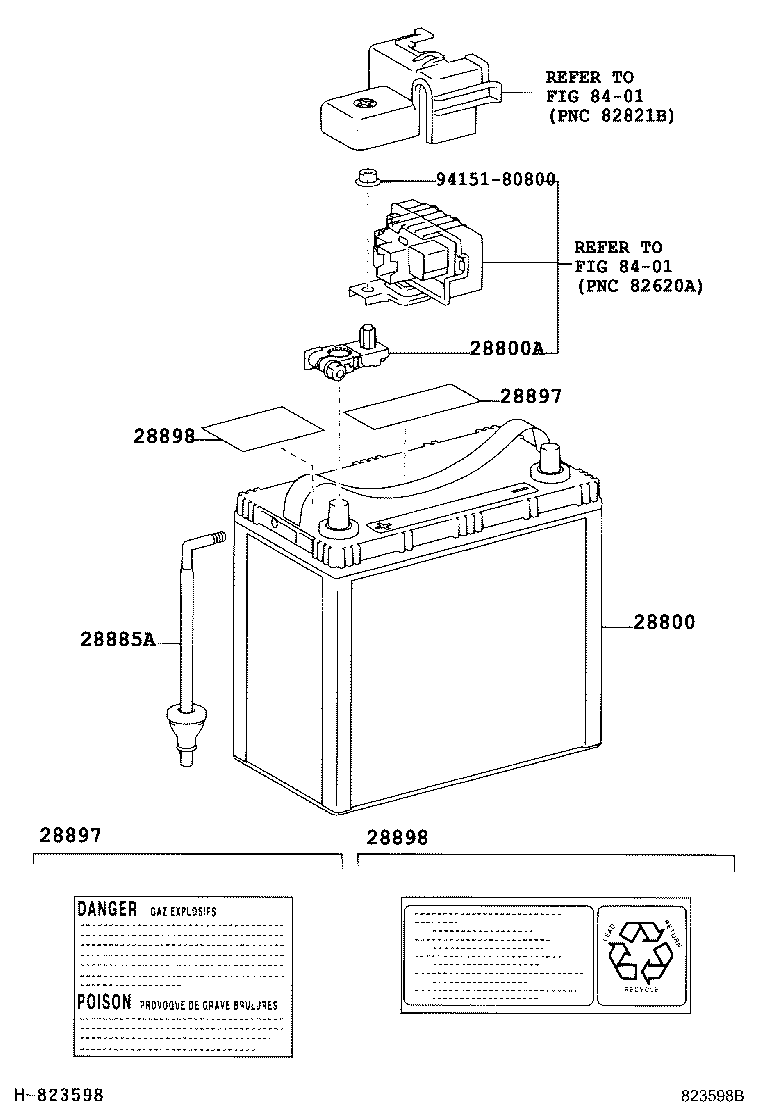 TOYOTA 2880021170 - Starter Battery onlydrive.pro