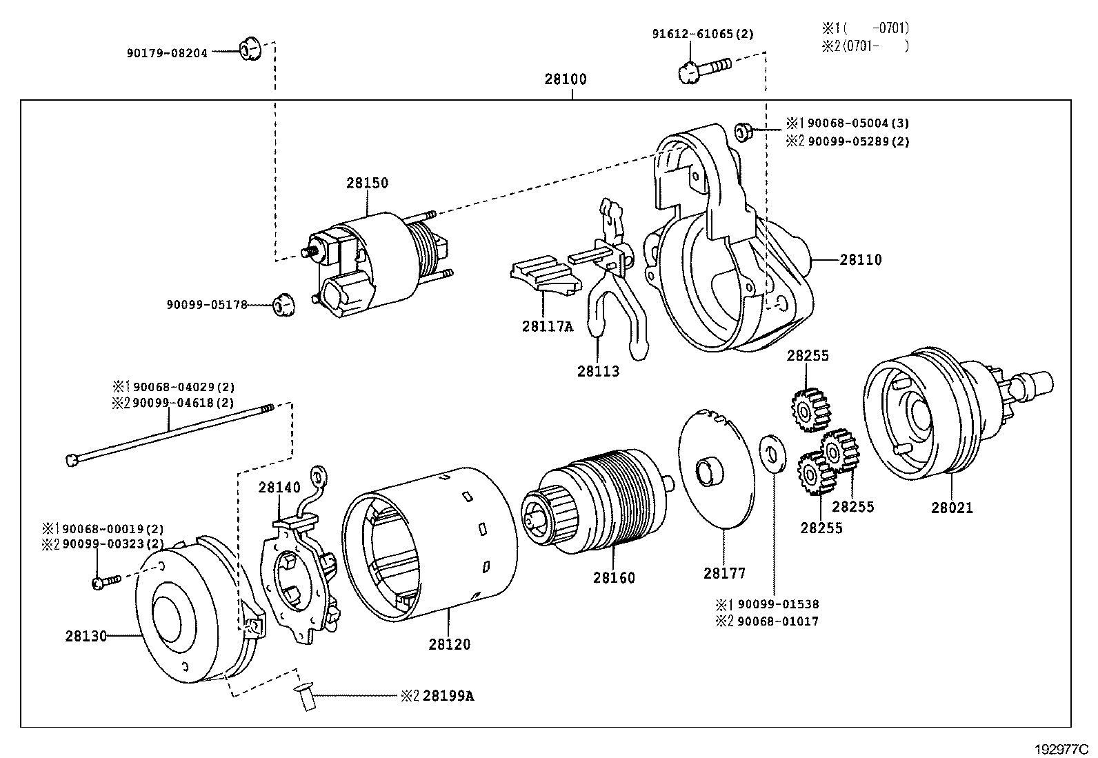 TOYOTA 281000D180 - Starter onlydrive.pro