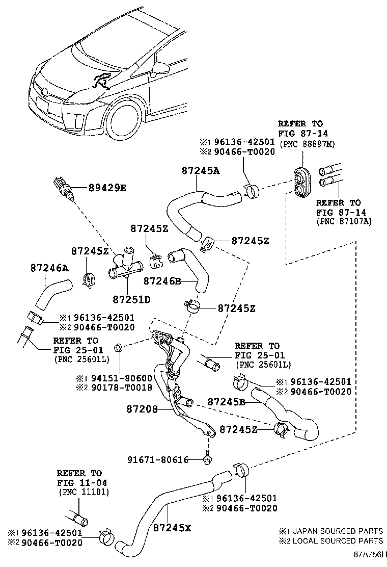 TOYOTA 89429-47010 - Tunnistin, jäähdytysnesteen lämpötila onlydrive.pro