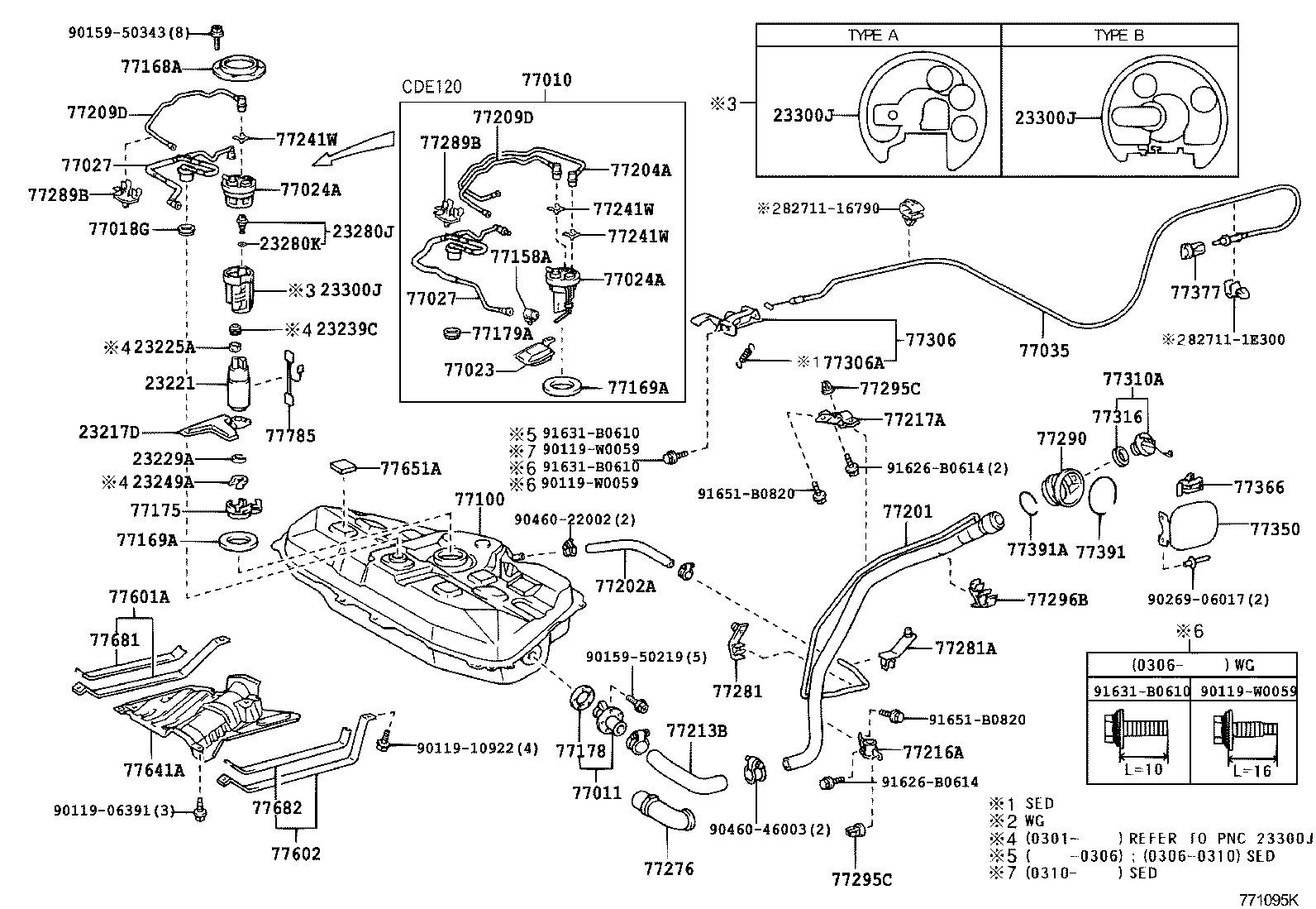 TOYOTA 2322122030 - Kütusepump onlydrive.pro