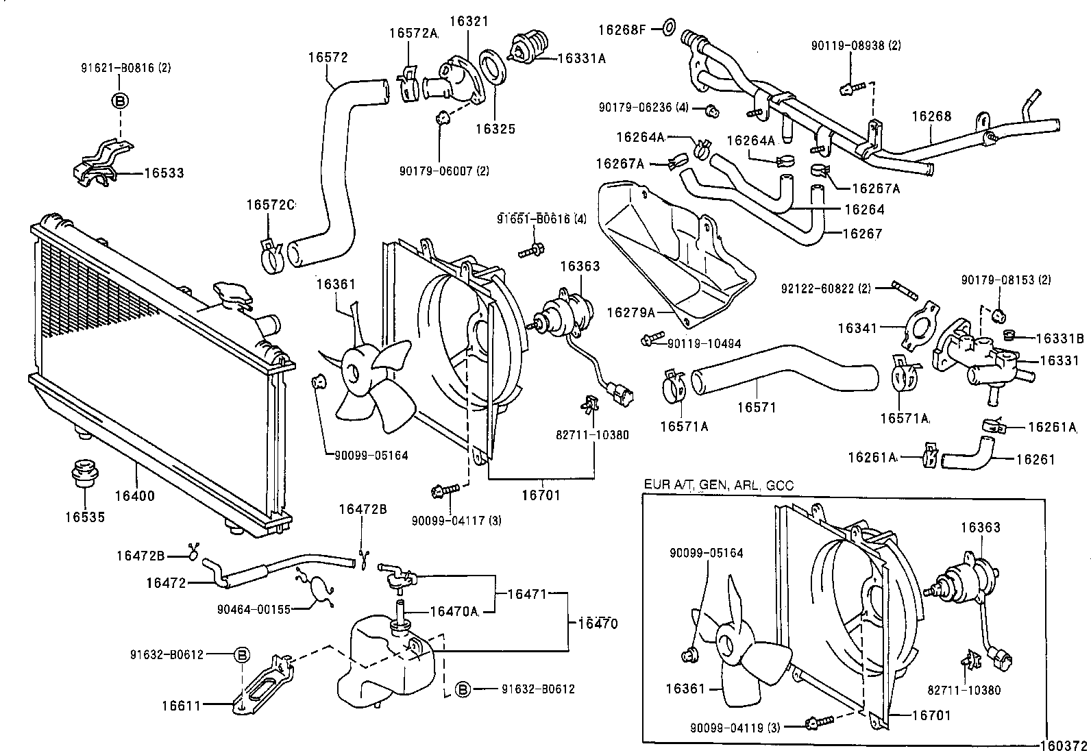 TOYOTA 96761-24017 - Vesipumppu + jakohihnasarja onlydrive.pro