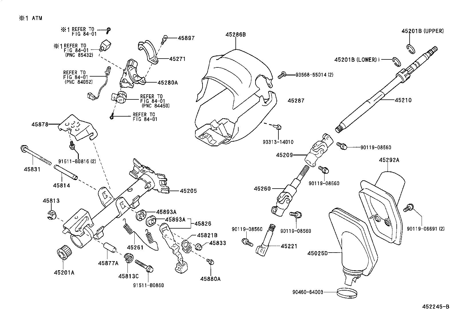 TOYOTA 91511-B0816 - Skrūve, Izplūdes sistēma onlydrive.pro