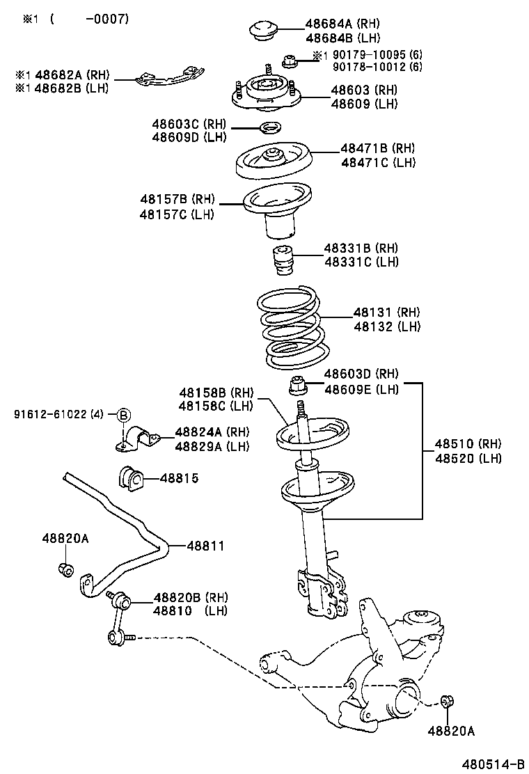 TOYOTA 48520-09360 - Амортизатор onlydrive.pro