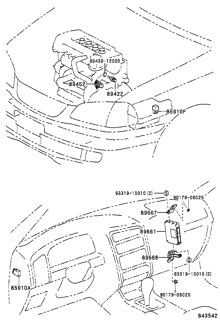 TOYOTA 89452 20130 - Sensor, throttle position onlydrive.pro