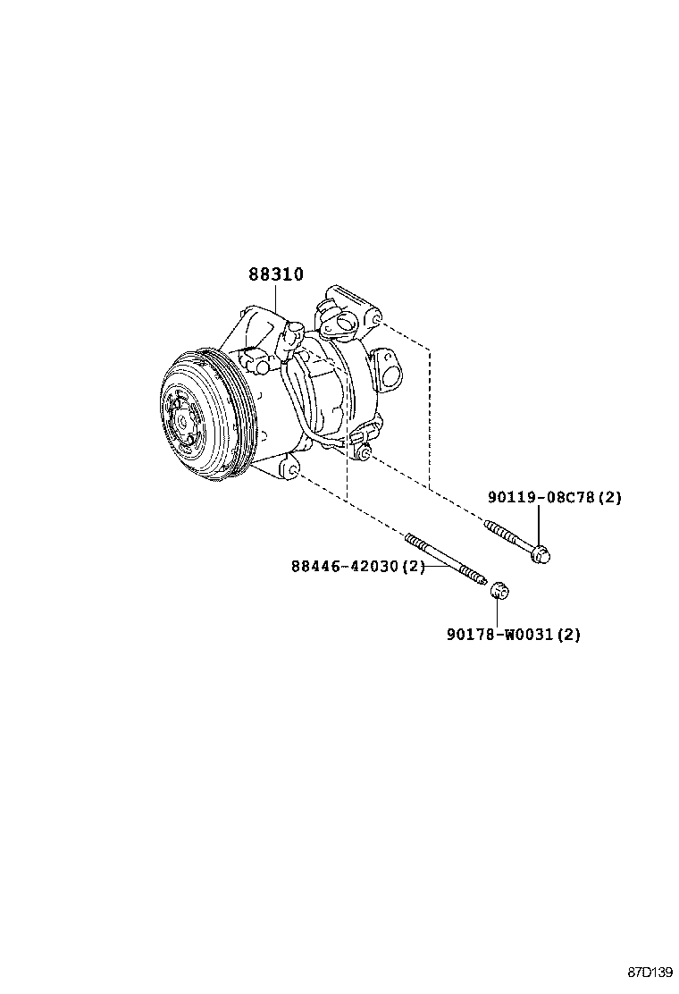 Subaru 8831002830 - Регулирующий клапан, компрессор onlydrive.pro