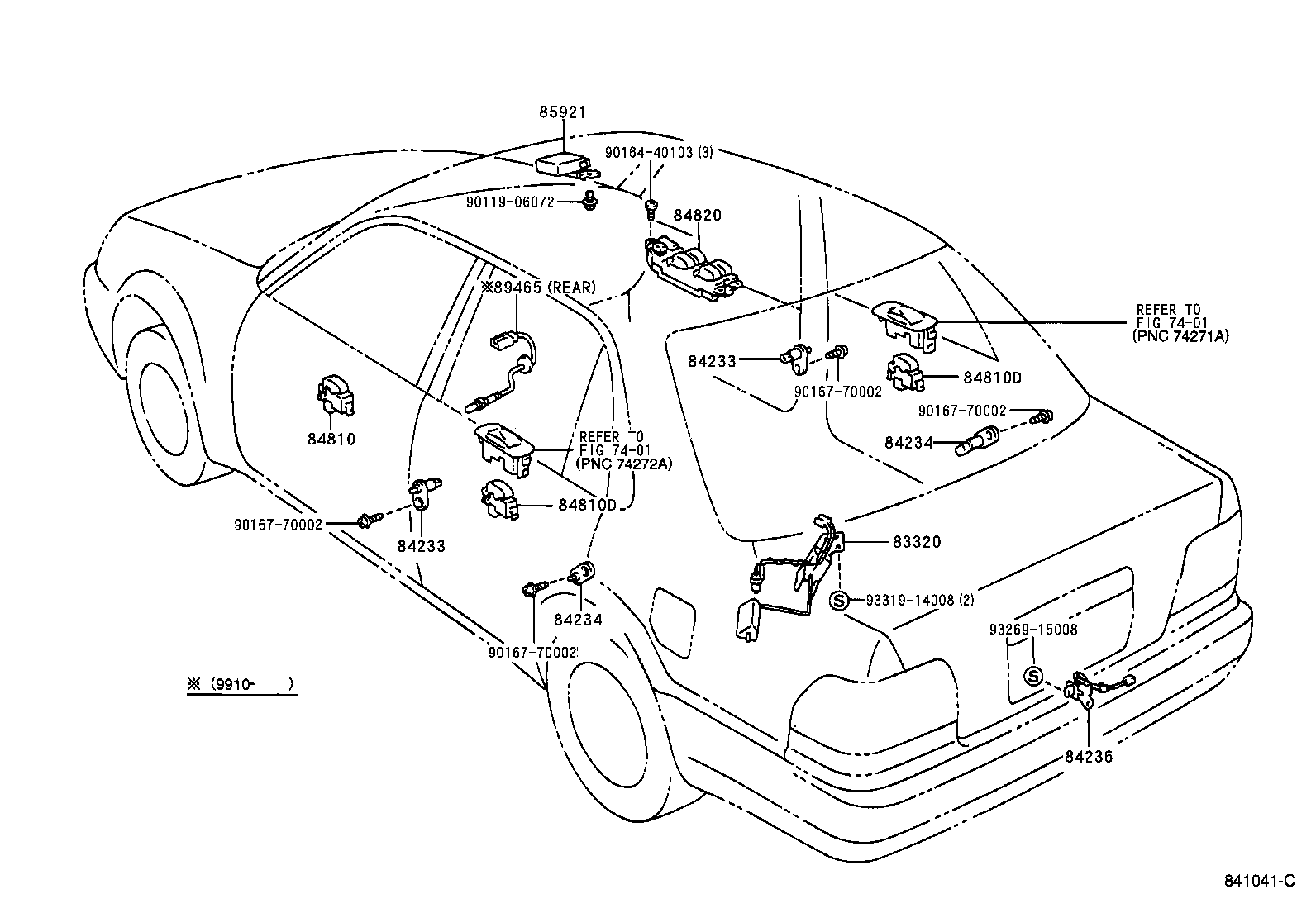 TOYOTA 89465-02040 - Oxygen, Lambda Sensor onlydrive.pro