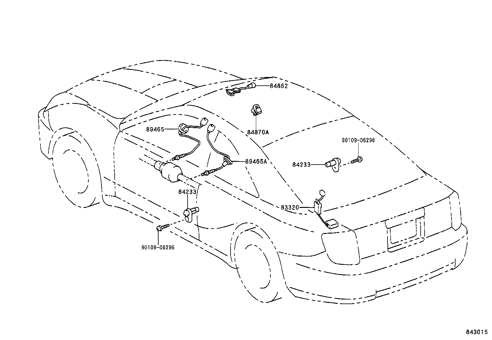 TOYOTA 89465 20710 - Oxygen, Lambda Sensor onlydrive.pro