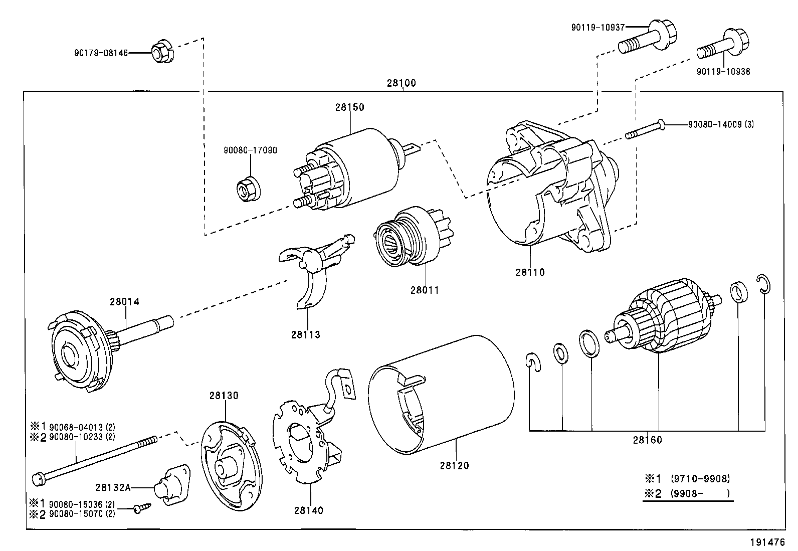 TOYOTA 90080 10233 - Screw onlydrive.pro