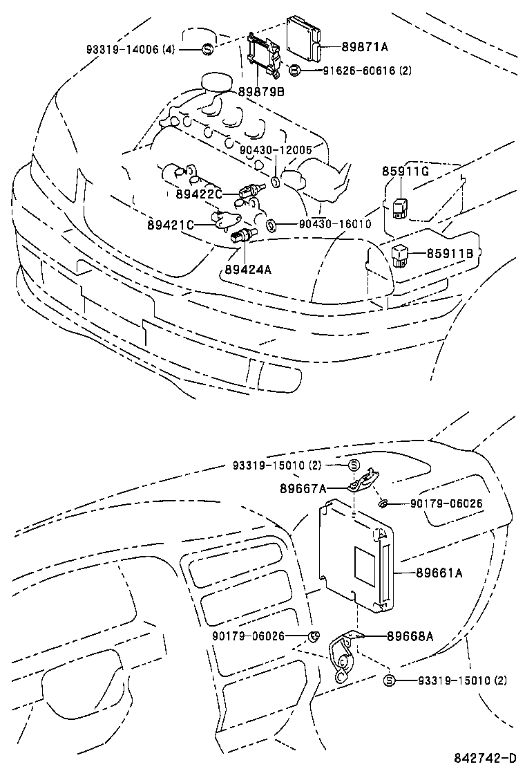 TOYOTA 89421 20210 - Sensor, boost pressure onlydrive.pro