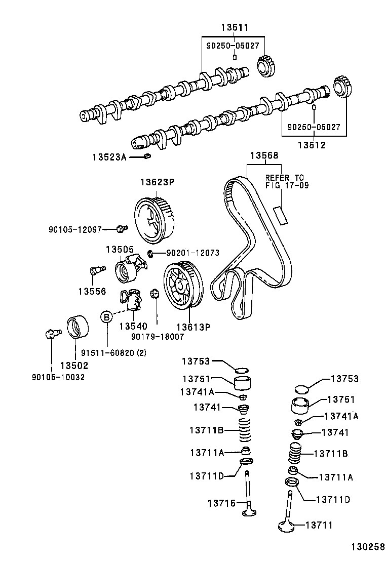 TOYOTA 13540 27010 - Tensioner Lever, timing belt onlydrive.pro