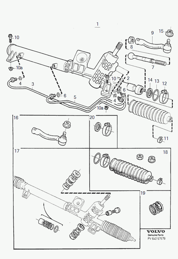 Volvo 3546062 - Vidinė skersinė vairo trauklė onlydrive.pro