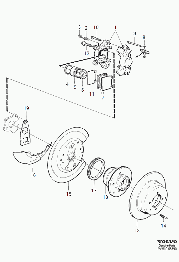 Volvo 5003814 - Brake Caliper onlydrive.pro